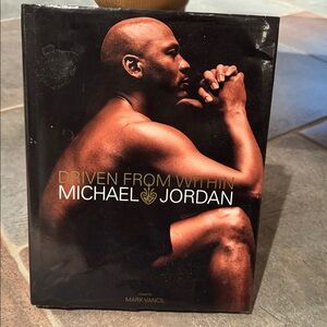 Michael Jordan Hardcover Hard Cover Book “ Driven from Within “